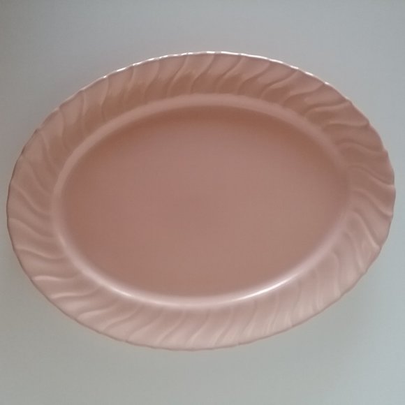 Franciscan Coronado Coral Beige Matte Platter 13" - Picture 2 of 11